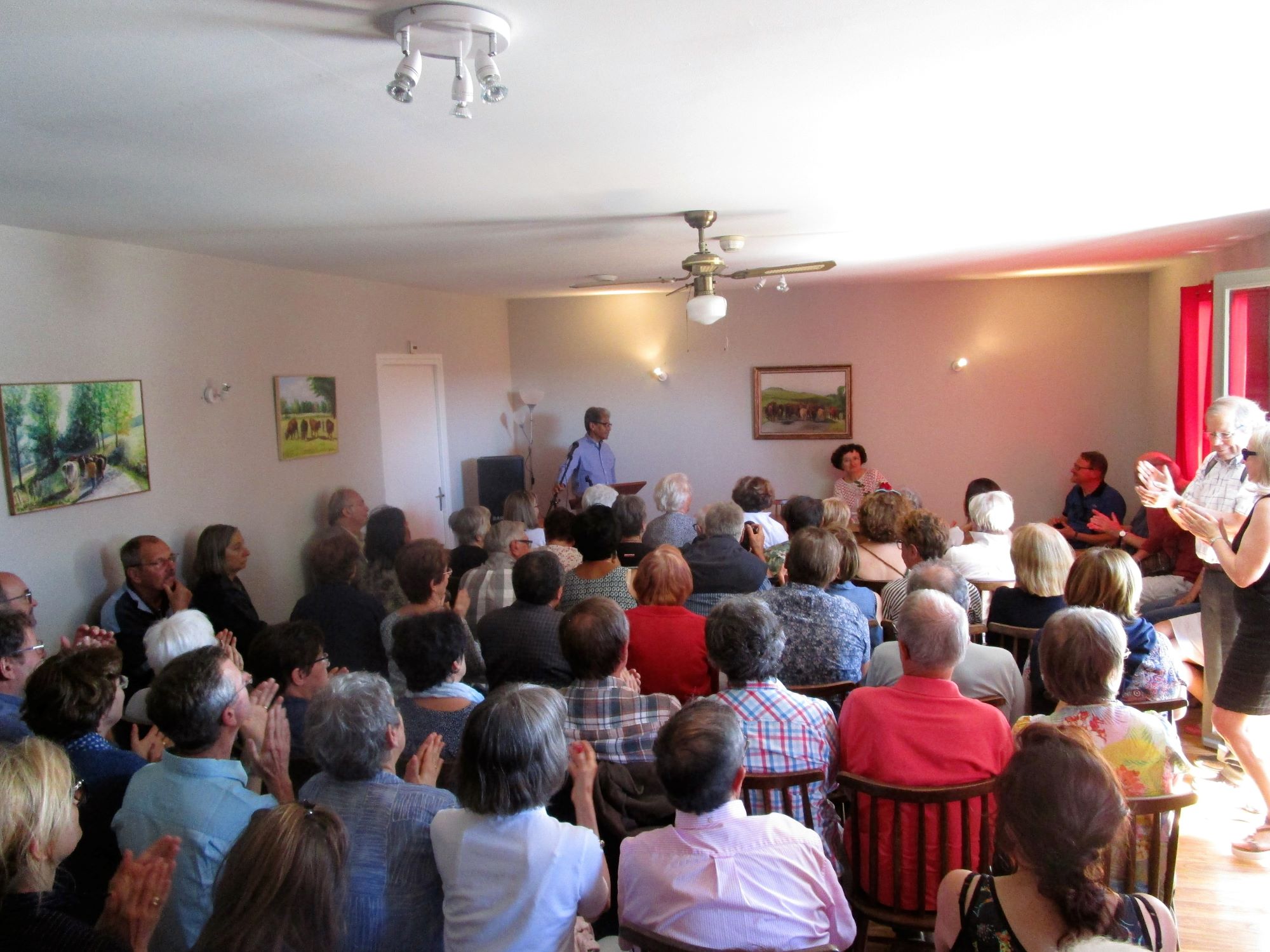 Salle comble pour Marie-Hélène Lafon