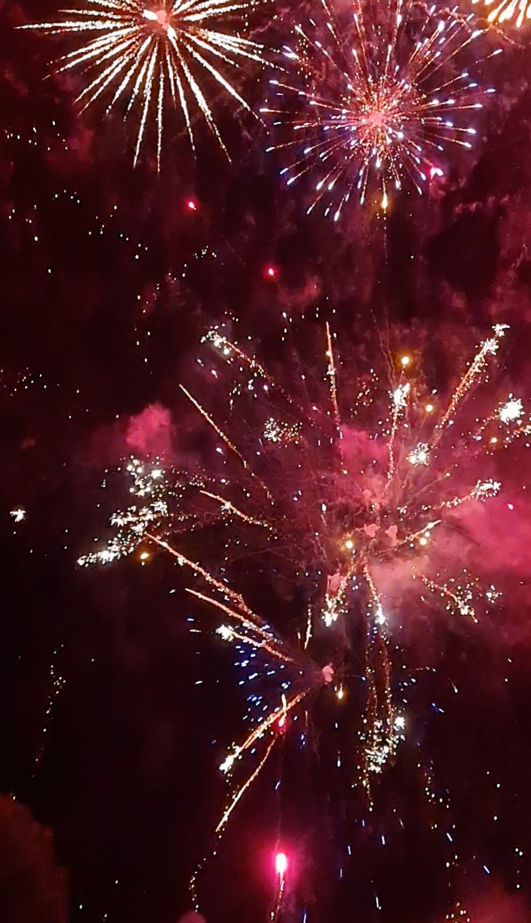 Feu d'artifice à Auzers