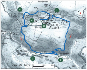 Sentier de randonnée : Le Marilhou