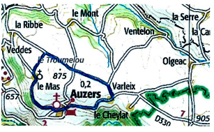 Varleix - Viellefont - Auzers 